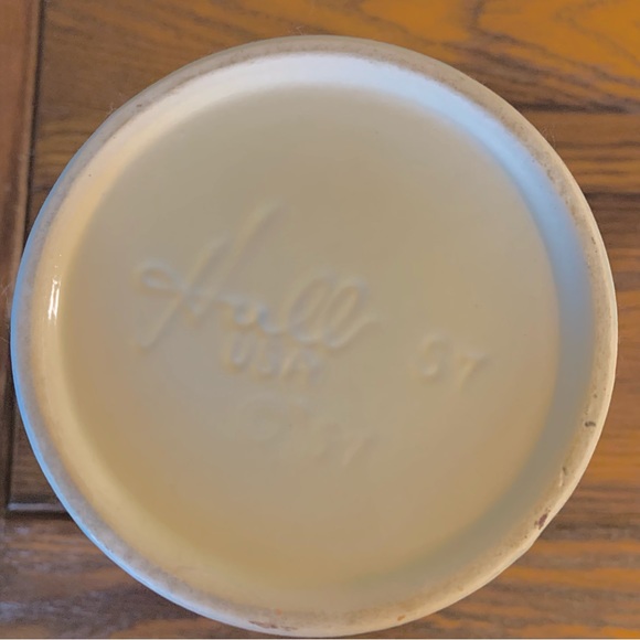 HULL Art Pottery Serenade Blue Pedestal Vase S-7 - Picture 4 of 5